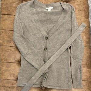 Women's Gray Cardigan Sweater